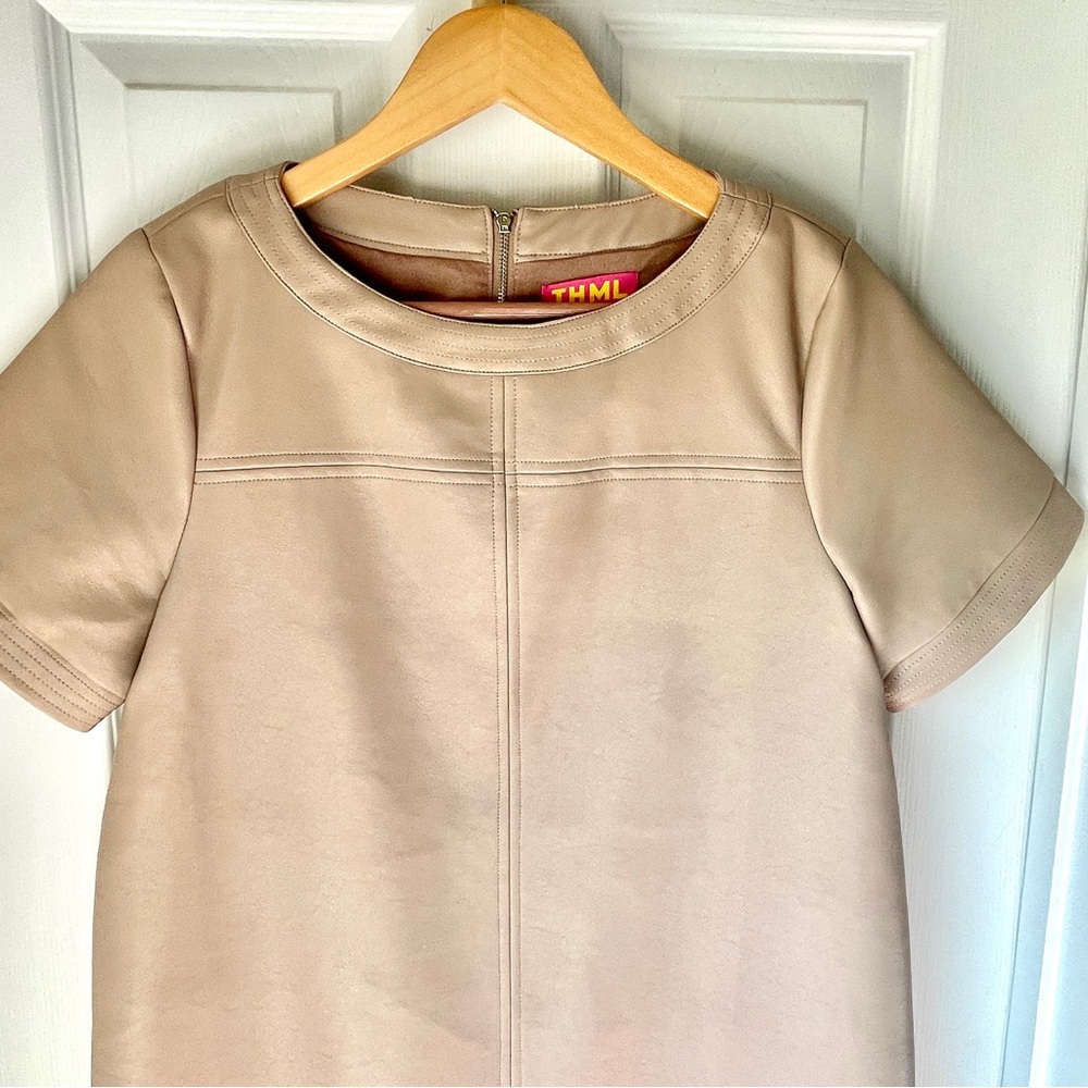 THML Faux Leather Shift Dress - Picture 2 of 8